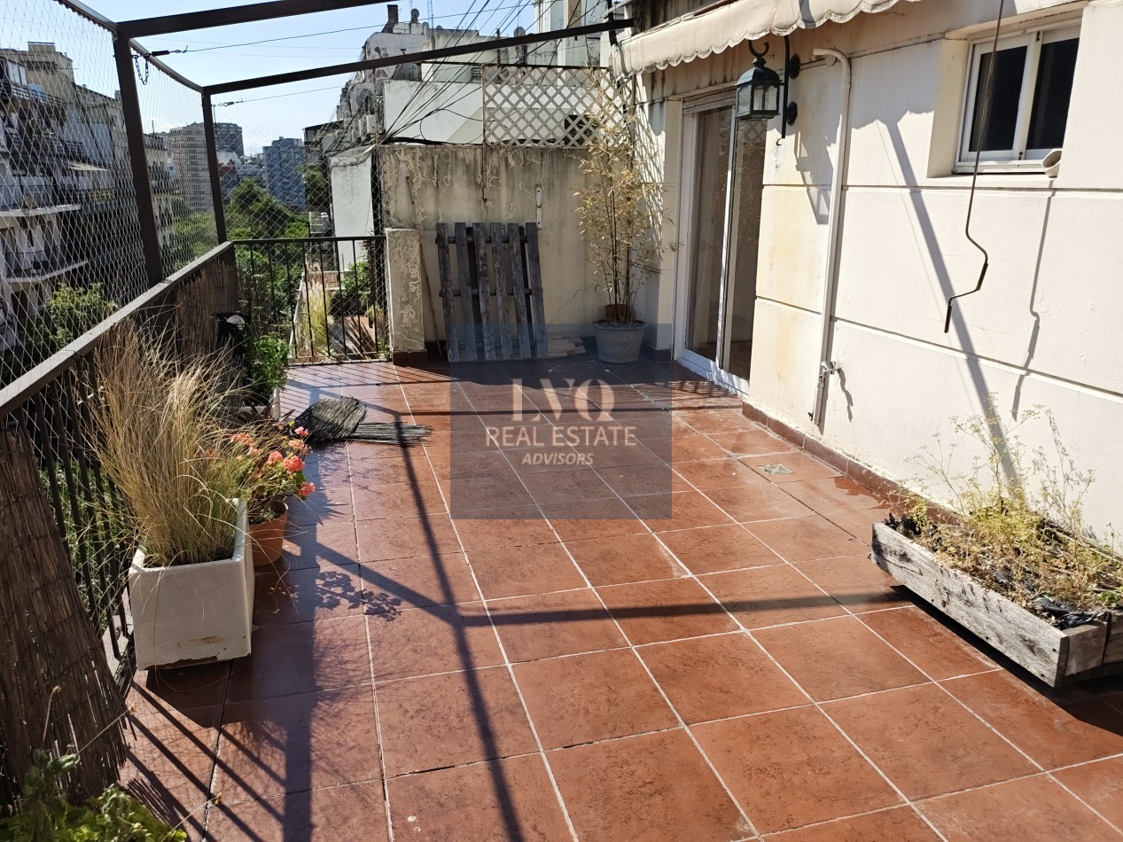 ALTO PALERMO 3 Ambientes 75m² +TERRAZA 35m² al frente + Patio Interno contrafrente.