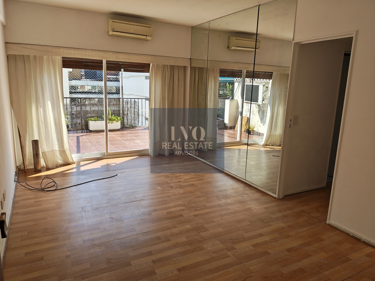 ALTO PALERMO 3 Ambientes 75m² +TERRAZA 35m² al frente + Patio Interno contrafrente.