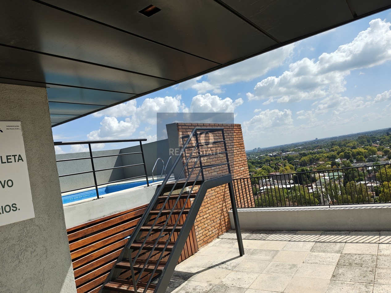 TIGRE 2 Ambientes 53m² con Balcon 5m² Vista 360° RIO TODO SOL + FULL Amenities SUM + PICINA + Laundry.-