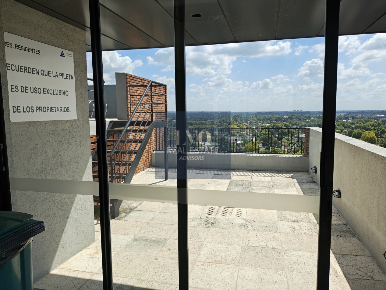 TIGRE 2 Ambientes 53m² con Balcon 5m² Vista 360° RIO TODO SOL + FULL Amenities SUM + PICINA + Laundry.-