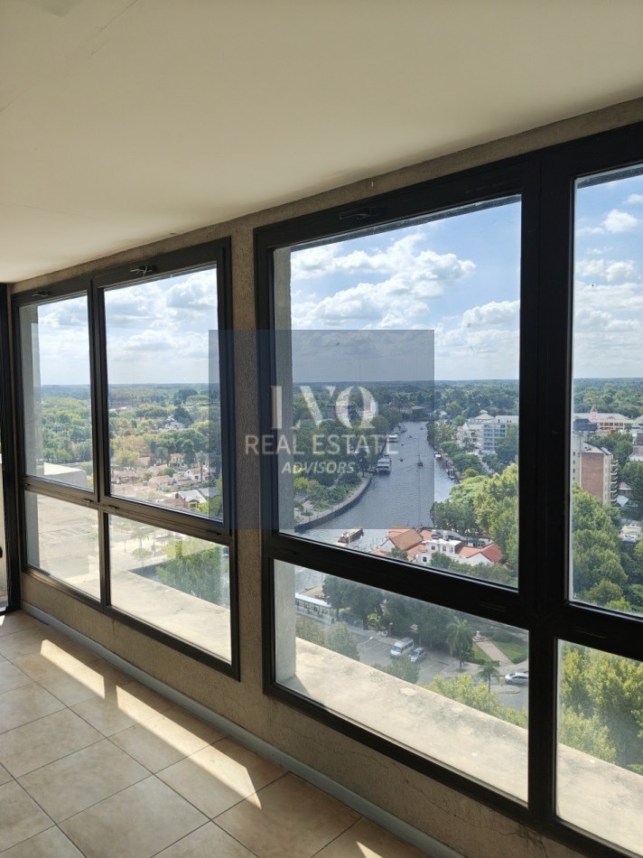 TIGRE 2 Ambientes 53m² con Balcon 5m² Vista 360° RIO TODO SOL + FULL Amenities SUM + PICINA + Laundry.-