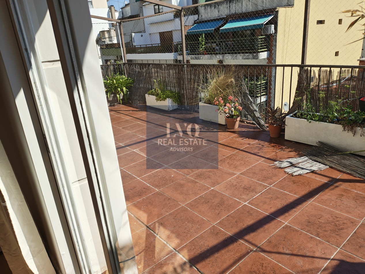 ALTO PALERMO 3 Ambientes 75m² +TERRAZA 35m² al frente + Patio Interno contrafrente.