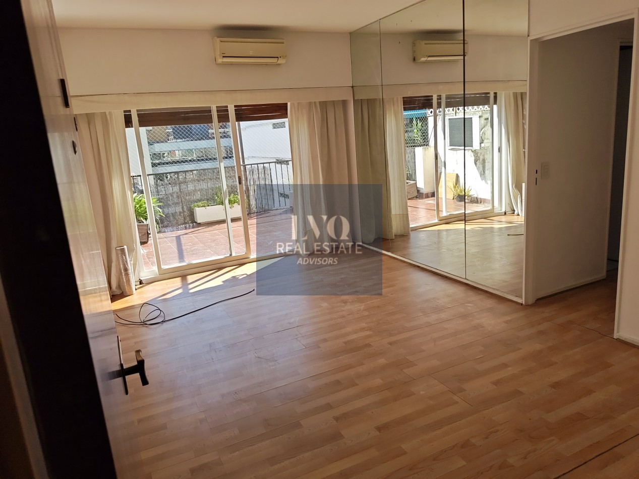 ALTO PALERMO 3 Ambientes 75m² +TERRAZA 35m² al frente + Patio Interno contrafrente.
