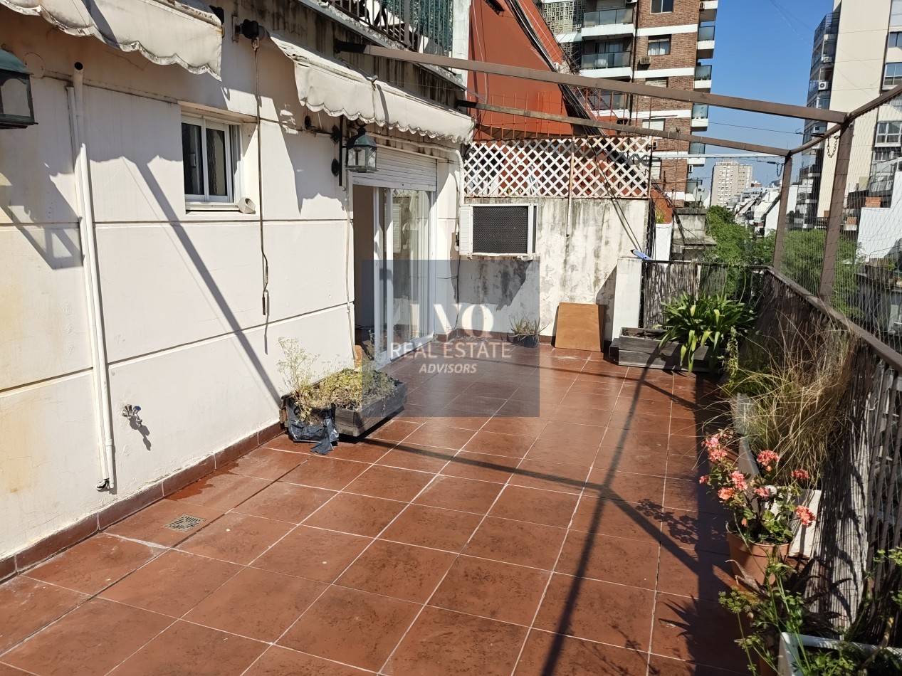 ALTO PALERMO 3 Ambientes 75m² +TERRAZA 35m² al frente + Patio Interno contrafrente.