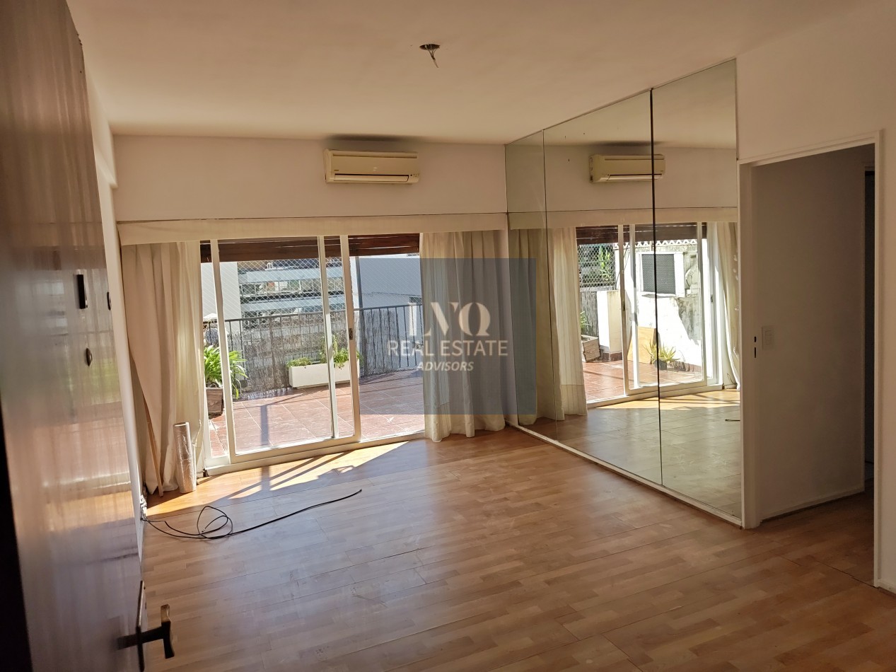 ALTO PALERMO 3 Ambientes 75m² +TERRAZA 35m² al frente + Patio Interno contrafrente.