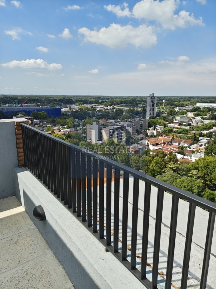 TIGRE 2 Ambientes 53m² con Balcon 5m² Vista 360° RIO TODO SOL + FULL Amenities SUM + PICINA + Laundry.-