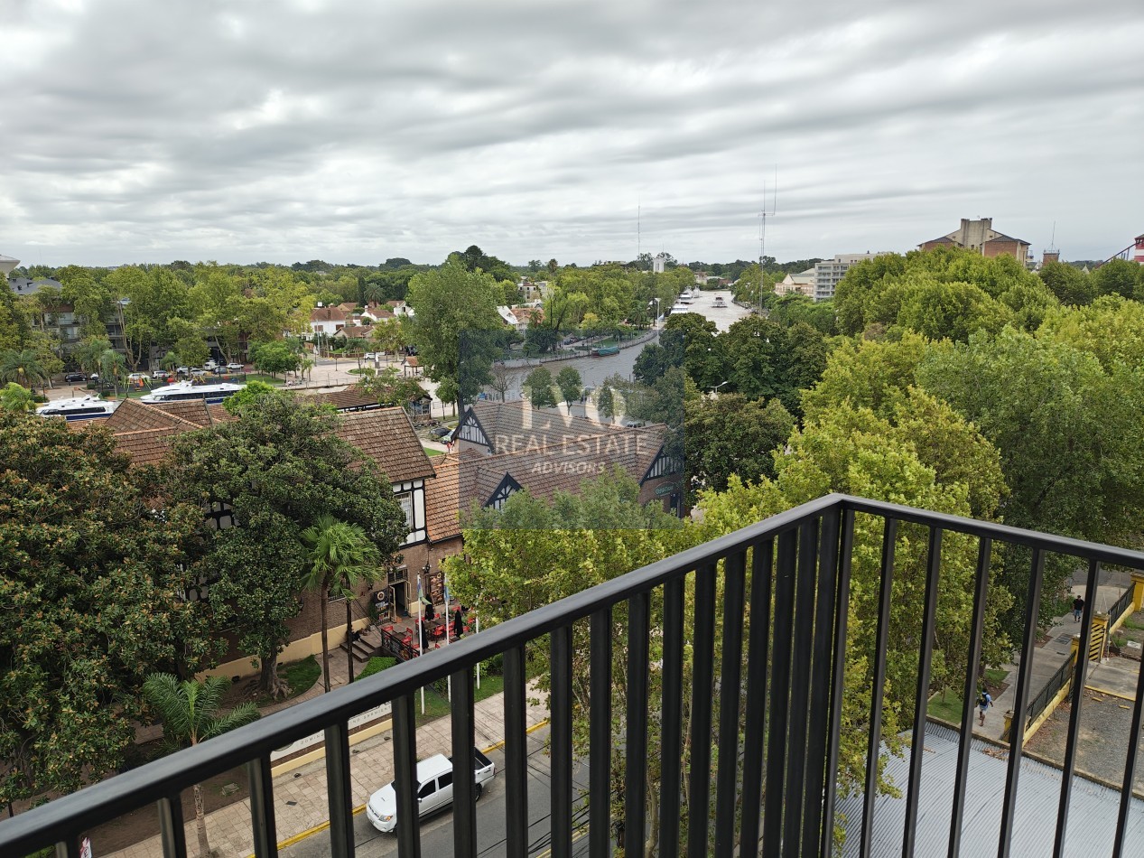 TIGRE 2 Ambientes 53m² con Balcon 5m² Vista 360° RIO TODO SOL + FULL Amenities SUM + PICINA + Laundry.-