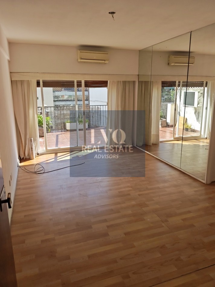 ALTO PALERMO 3 Ambientes 75m² +TERRAZA 35m² al frente + Patio Interno contrafrente.