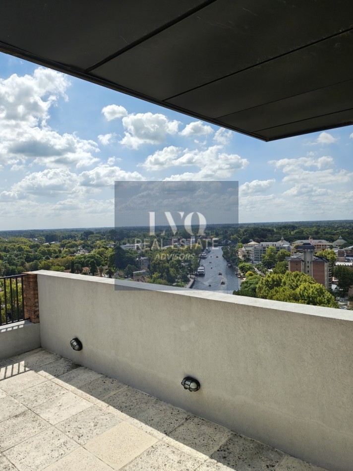 TIGRE 2 Ambientes 53m² con Balcon 5m² Vista 360° RIO TODO SOL + FULL Amenities SUM + PICINA + Laundry.-