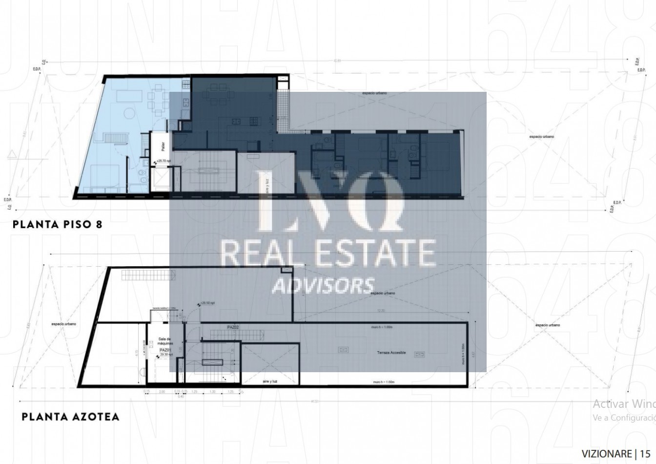 RECOLETA 1 Ambiente 40 m² ESTRENAR EDIFICIO VIZION Juncal A ESTRENAR - JUNCAL 1648 Piso PB UF01 - TODO LUZ+ Cocina integrada.+Baño Completo