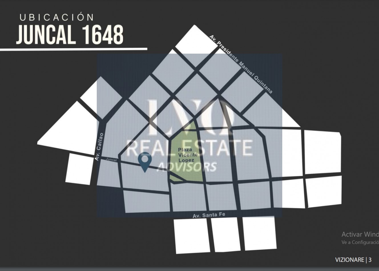 RECOLETA 1 Ambiente 40 m² ESTRENAR EDIFICIO VIZION Juncal A ESTRENAR - JUNCAL 1648 Piso PB UF01 - TODO LUZ+ Cocina integrada.+Baño Completo