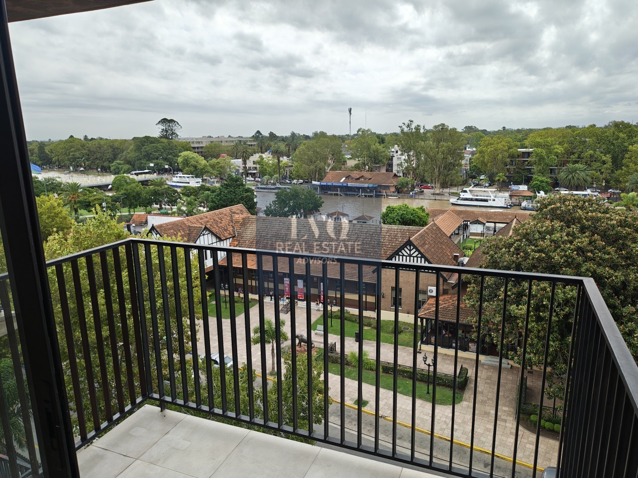 TIGRE 2 Ambientes 53m² con Balcon 5m² Vista 360° RIO TODO SOL + FULL Amenities SUM + PICINA + Laundry.-