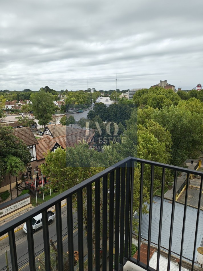 TIGRE 2 Ambientes 53m² con Balcon 5m² Vista 360° RIO TODO SOL + FULL Amenities SUM + PICINA + Laundry.-