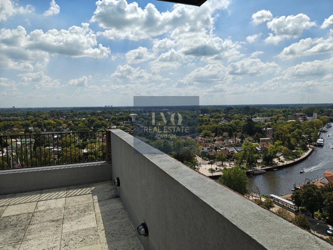 TIGRE 2 Ambientes 53m² con Balcon 5m² Vista 360° RIO TODO SOL + FULL Amenities SUM + PICINA + Laundry.-