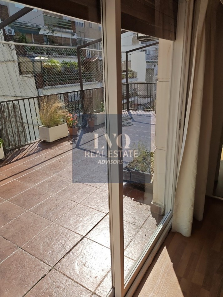 ALTO PALERMO 3 Ambientes 75m² +TERRAZA 35m² al frente + Patio Interno contrafrente.
