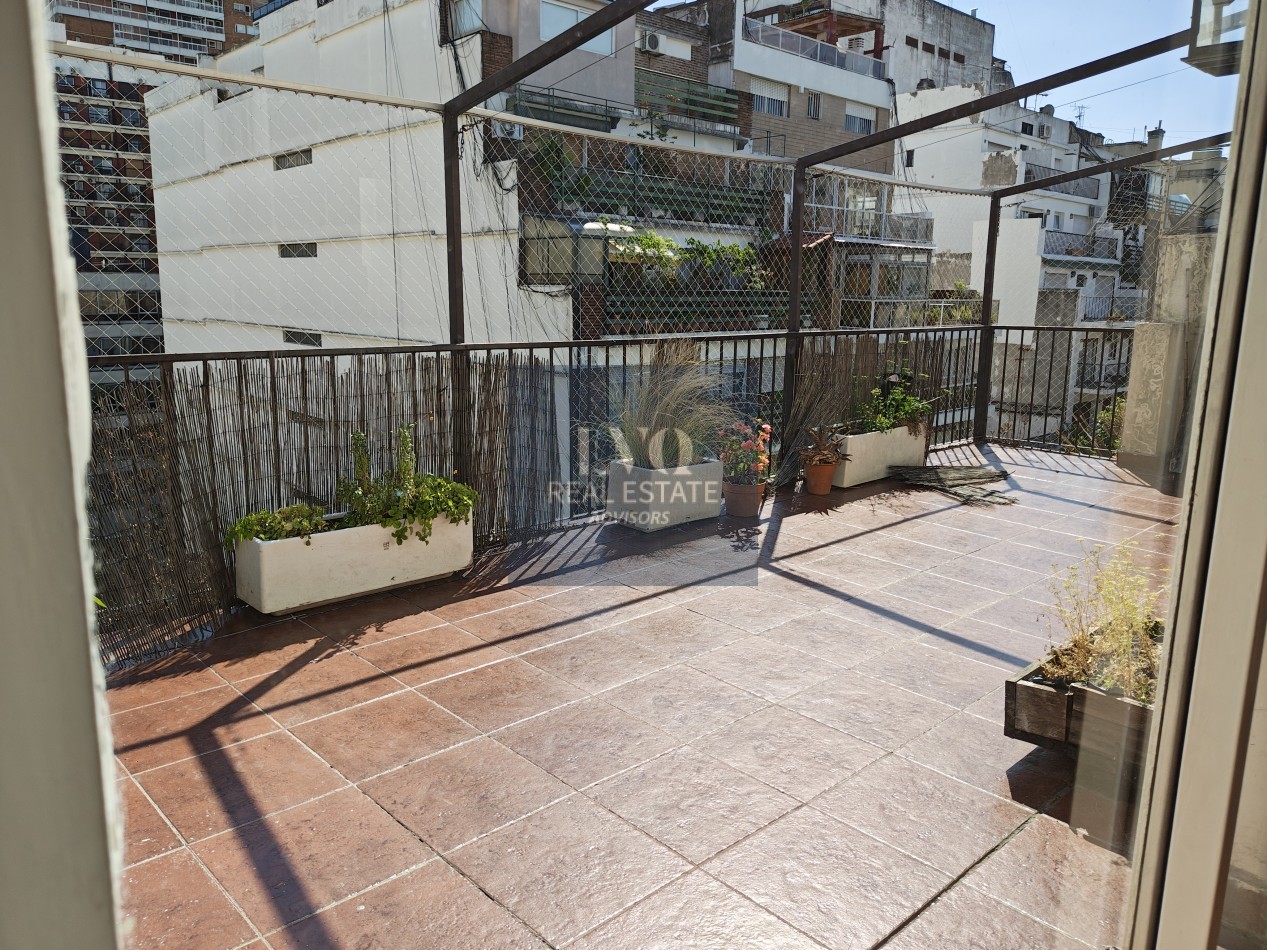 ALTO PALERMO 3 Ambientes 75m² +TERRAZA 35m² al frente + Patio Interno contrafrente.