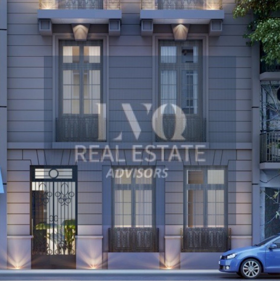 RECOLETA 1 Ambiente 40 m² ESTRENAR EDIFICIO VIZION Juncal A ESTRENAR - JUNCAL 1648 Piso PB UF01 - TODO LUZ+ Cocina integrada.+Baño Completo