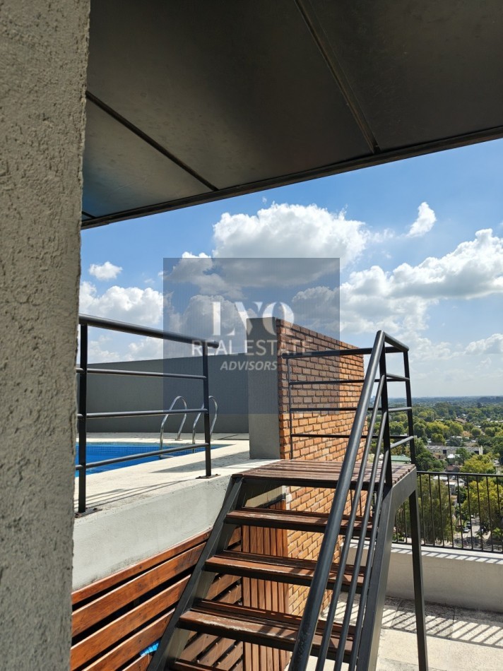 TIGRE 2 Ambientes 53m² con Balcon 5m² Vista 360° RIO TODO SOL + FULL Amenities SUM + PICINA + Laundry.-