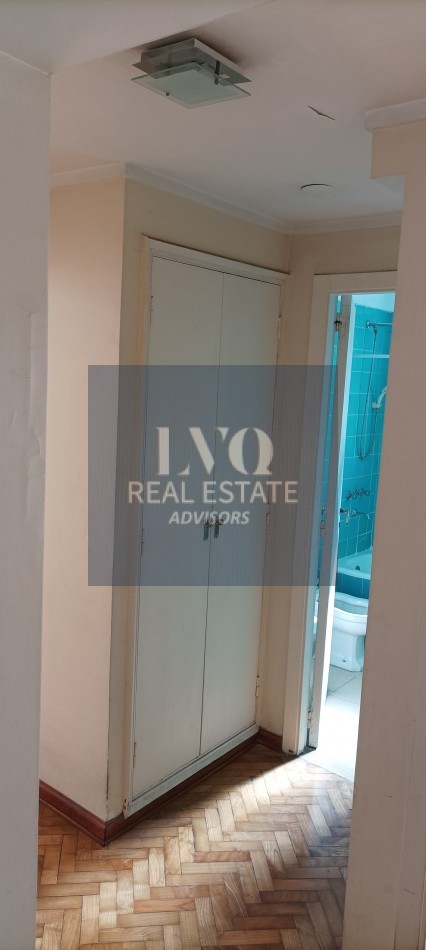 RECOLETA 3 ½ Ambientes 106m² Semi Piso con Palier+Ascensor Privados. Balcon corrido contrafrente + 2 habitaciones + escritorio o, play room o  dep. de servicios.