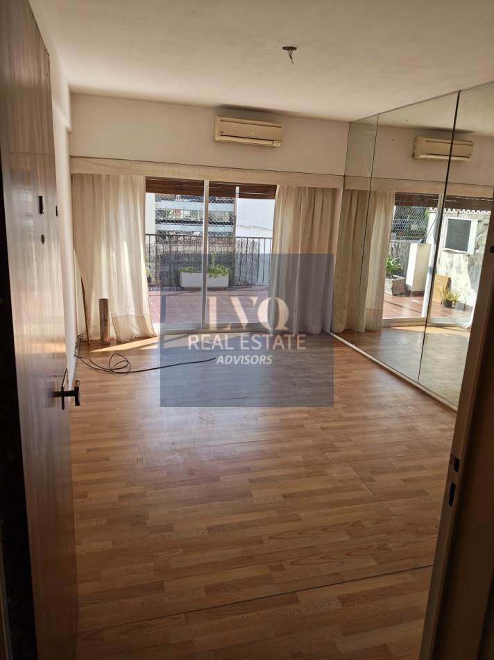 ALTO PALERMO 3 Ambientes 75m² +TERRAZA 35m² al frente + Patio Interno contrafrente.