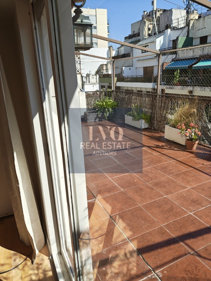 ALTO PALERMO 3 Ambientes 75m² +TERRAZA 35m² al frente + Patio Interno contrafrente.