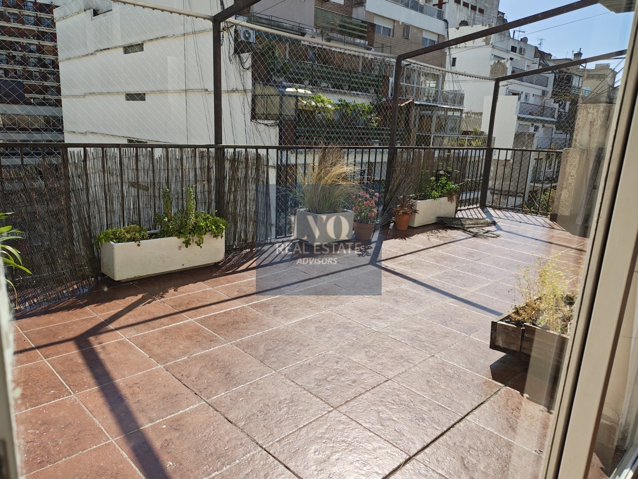 ALTO PALERMO 3 Ambientes 75m² +TERRAZA 35m² al frente + Patio Interno contrafrente.
