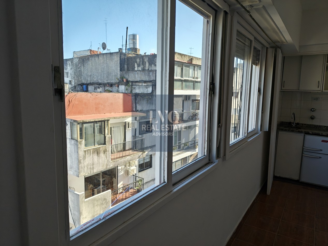 RECOLETA 1 Ambiente 27 m² - Piso 12 DIVINO!!! Todo SOL!!!- RECOLETA URBAN MALL - CABA. 