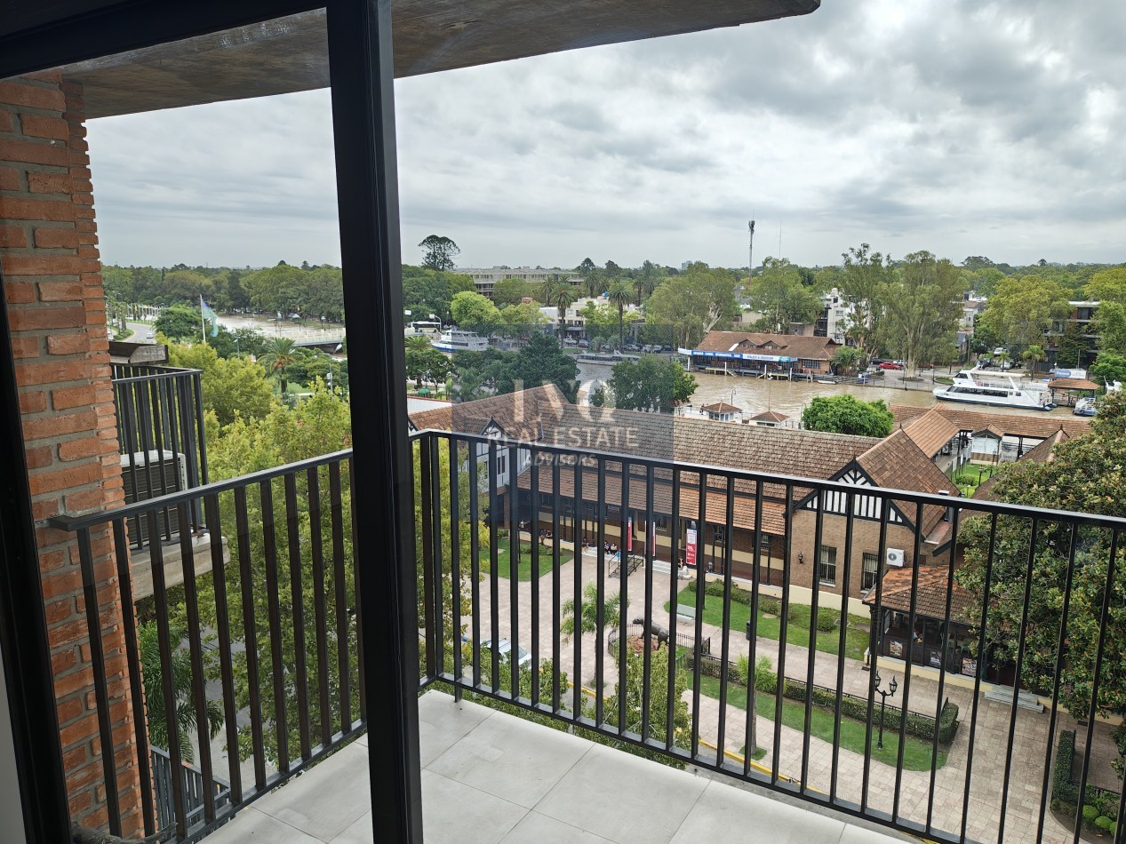 TIGRE 2 Ambientes 53m² con Balcon 5m² Vista 360° RIO TODO SOL + FULL Amenities SUM + PICINA + Laundry.-