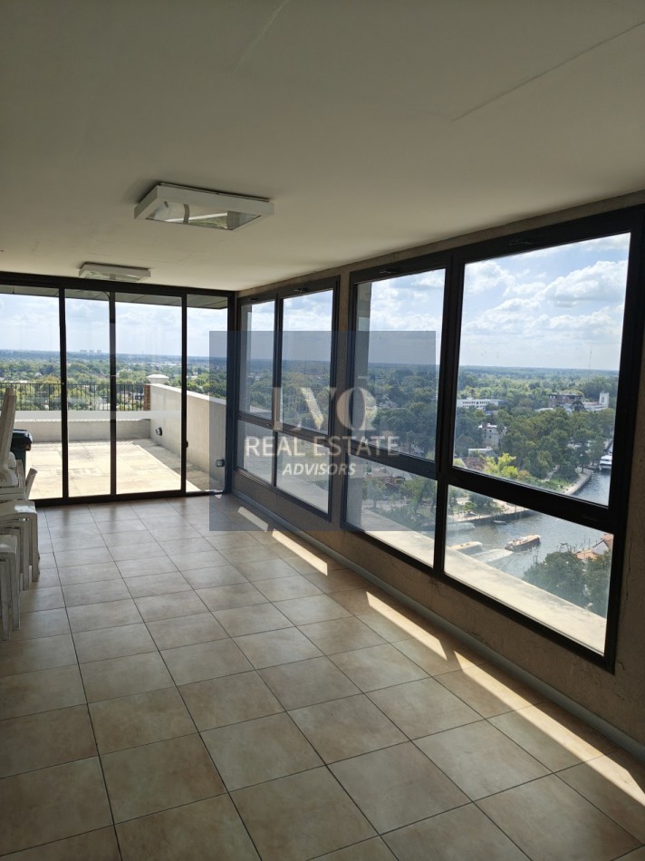 TIGRE 2 Ambientes 53m² con Balcon 5m² Vista 360° RIO TODO SOL + FULL Amenities SUM + PICINA + Laundry.-