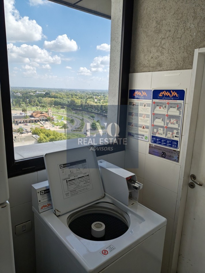 TIGRE 2 Ambientes 53m² con Balcon 5m² Vista 360° RIO TODO SOL + FULL Amenities SUM + PICINA + Laundry.-
