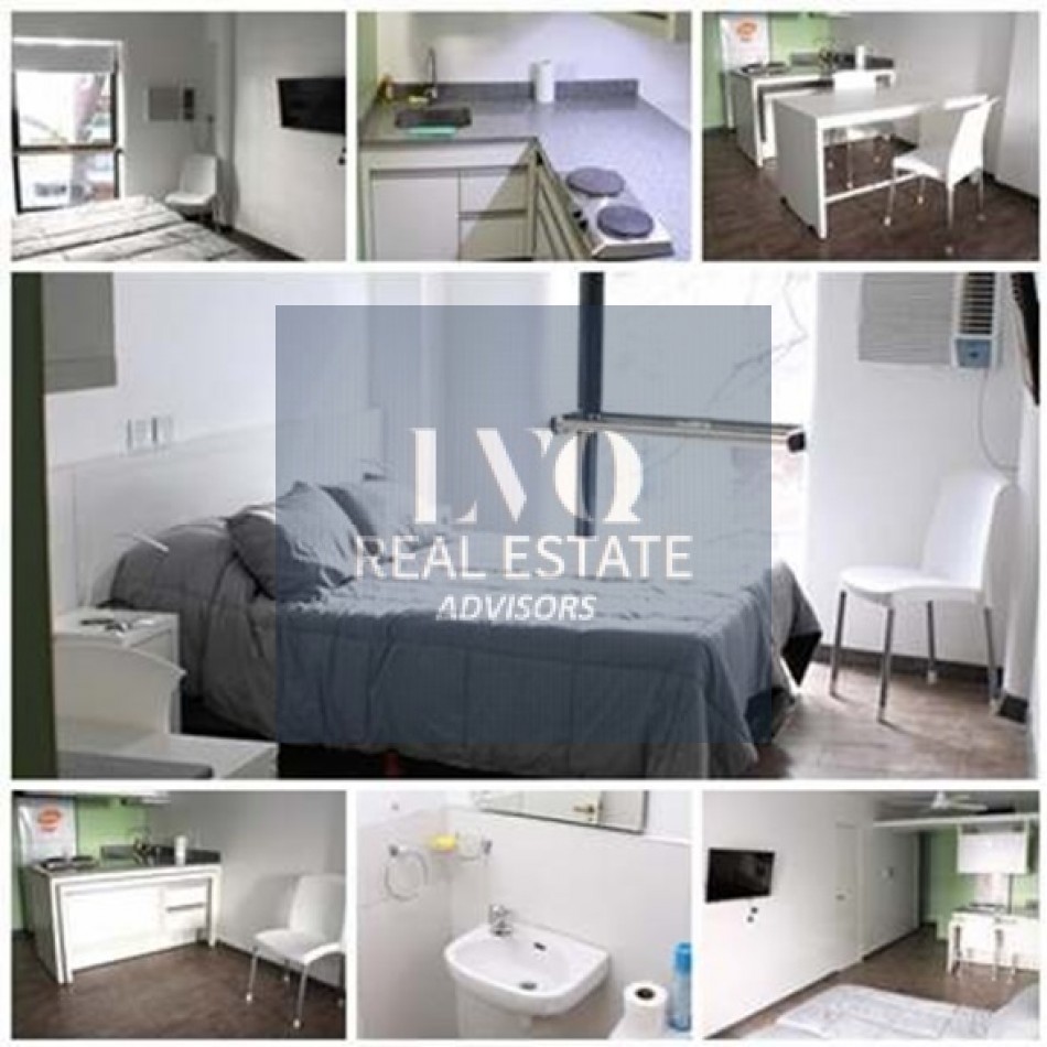 EDIFICIO PALERMO CHICO de 7 Pisos con 14 DEPARTAMENTOS de 1 Ambiente muy amplios 29m² y 26m² amoblados y equipados + LOCAL en PB + SS con laundry + Terraza solarium - Exclusivo Edificio de gran categoria. Con ascensor totalmente operativo para Hotel Bouti